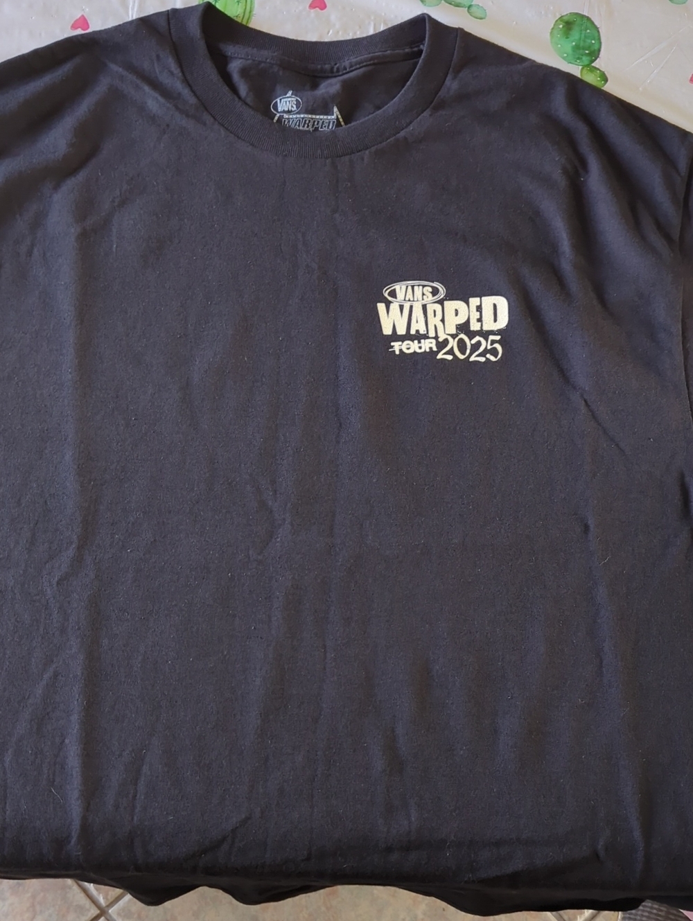 Vans Black Warped Tour 2025 Tee